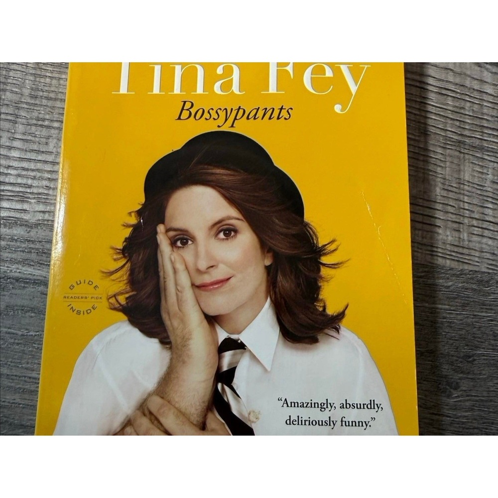 Bossypants by Tina Fey (Used, Good Condition) Paperback Memoir #1 bestseller